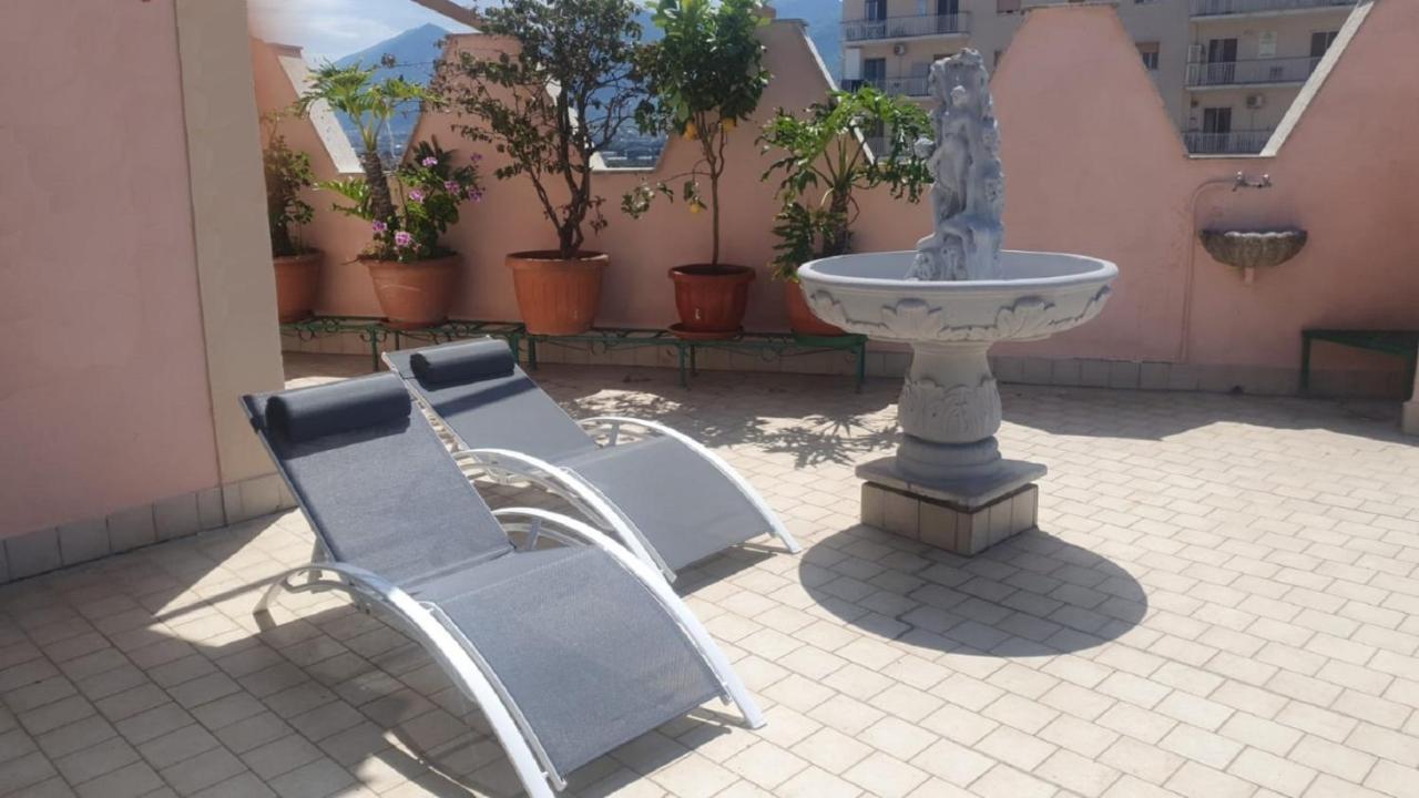 Renovated Loft With Vesuvio View Terrace Lägenhet Scafati Exteriör bild