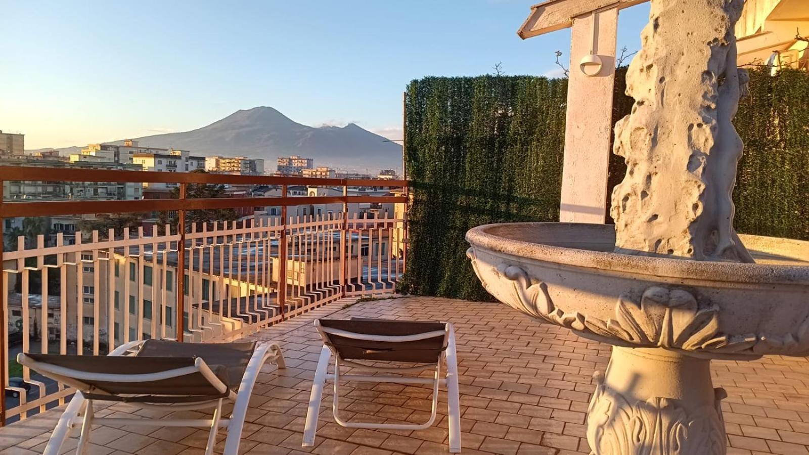 Renovated Loft With Vesuvio View Terrace Lägenhet Scafati Exteriör bild